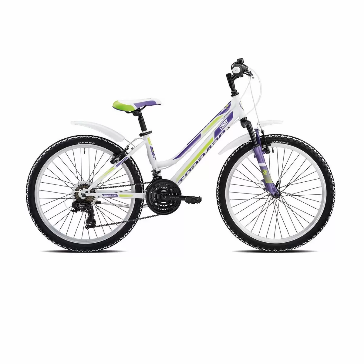 T616 candy 24'' Grils 9-11 Years 18v White/Purple - image