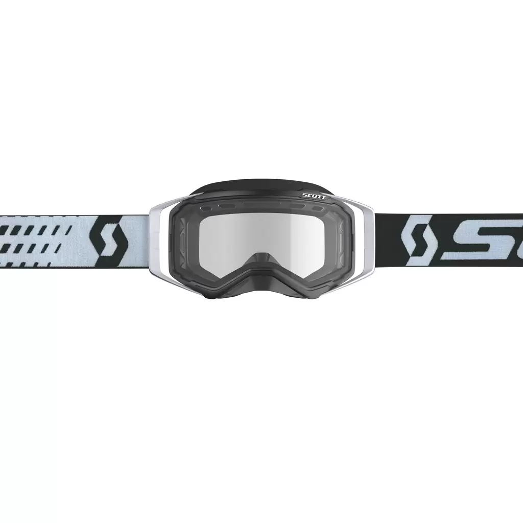 Prospect Goggle Enduro com lentes transparentes pretas/brancas #1