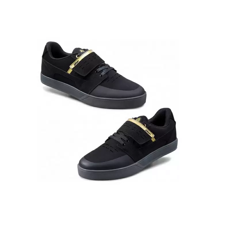 Sapatos MTB Vectal SPD preto/dourado tamanho 43,5 #1