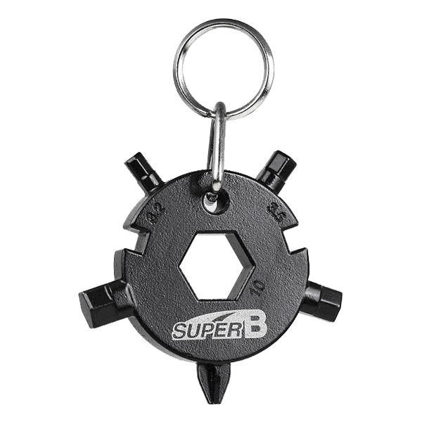 Multifunctional 8-in-1 key holder TB-FD08 black