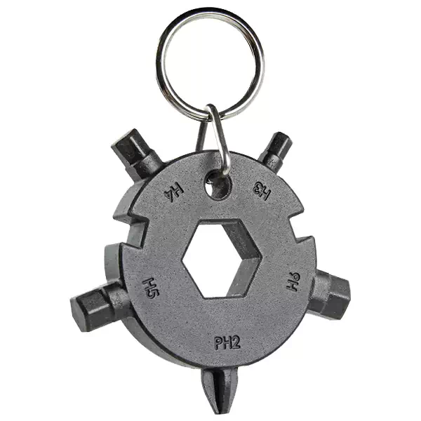 Multifunctional 8-in-1 key holder TB-FD08 black #1