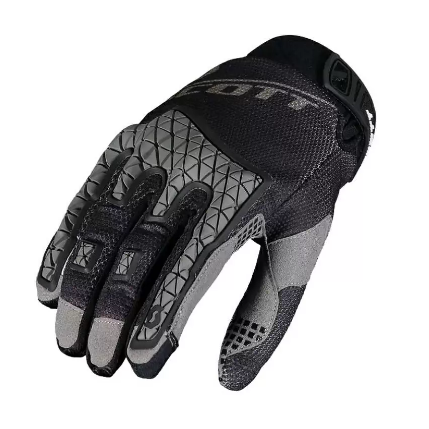 Enduro-Handschuhe schwarz / grau Größe L - image