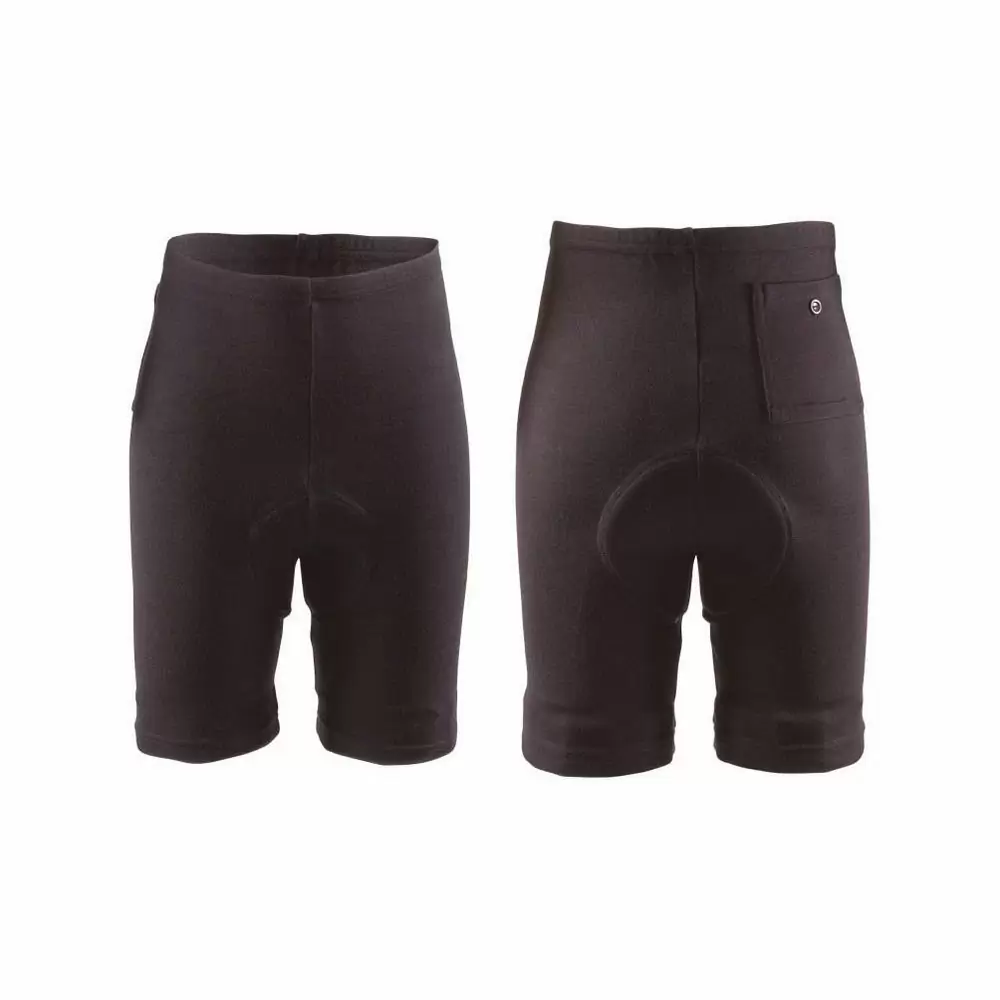 Wool Vintage shorts Veloce size M black - image