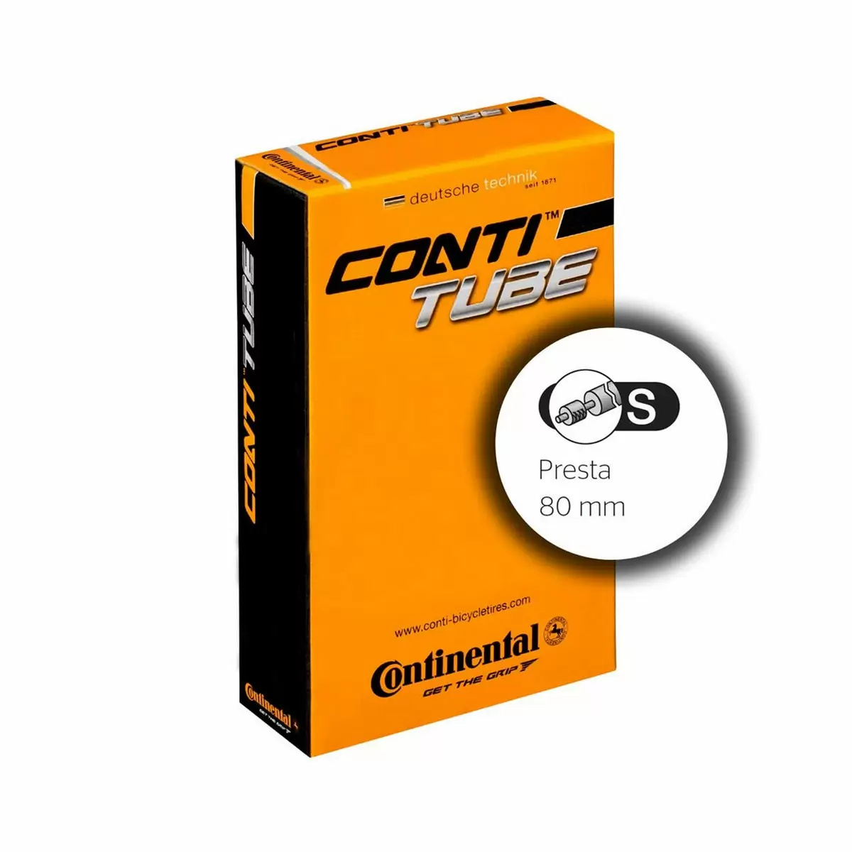 Continental 80mm presta online valve tube