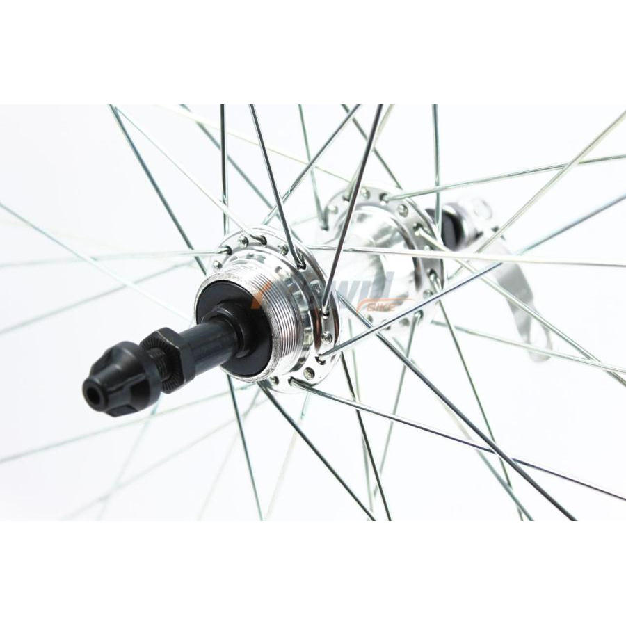 RIDEWILL BIKE Pair 28'' wheels eyeletted vintage thread 7-8 speed ...