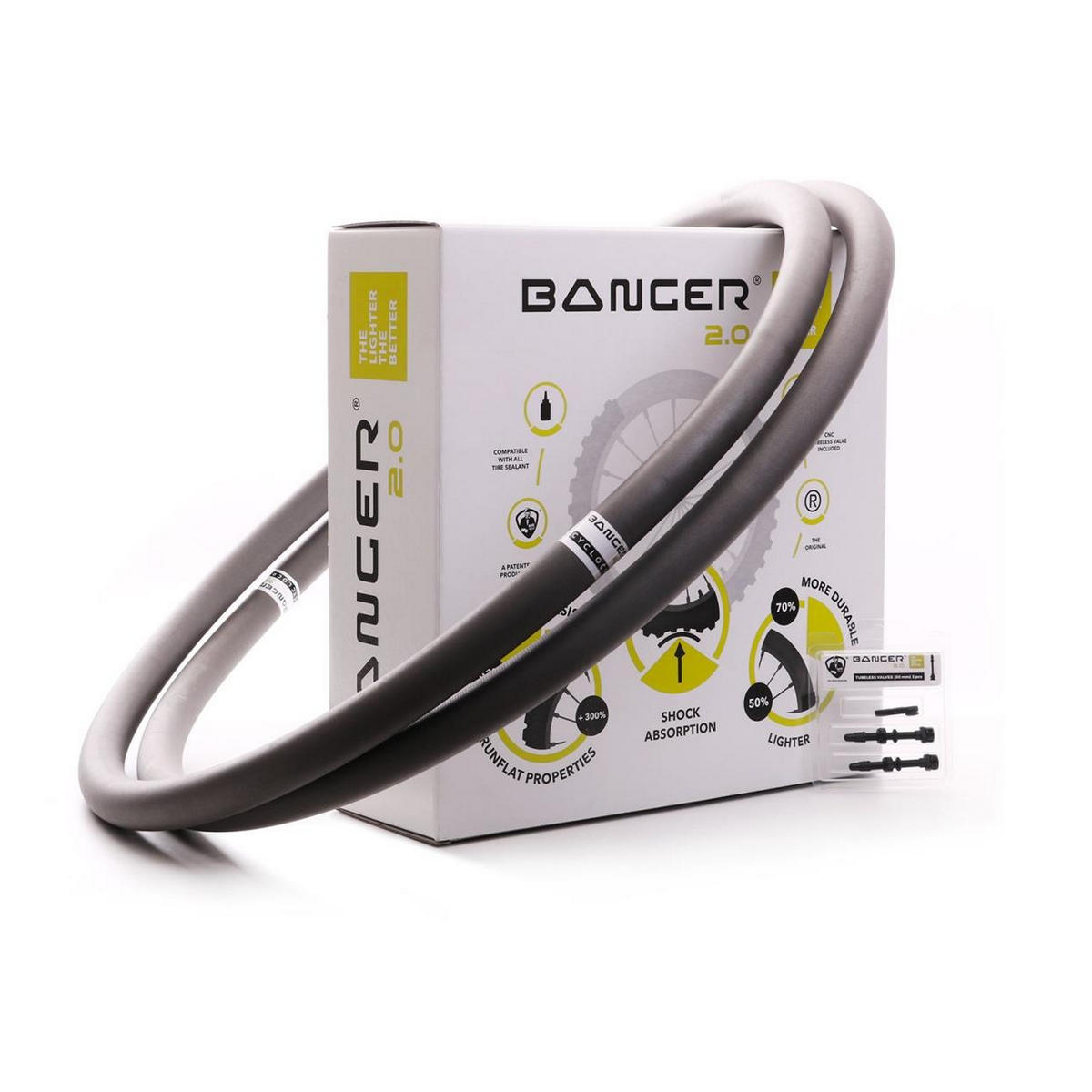 Par banger 2.0 cyclocross / cascalho para pneus de 35 a 40