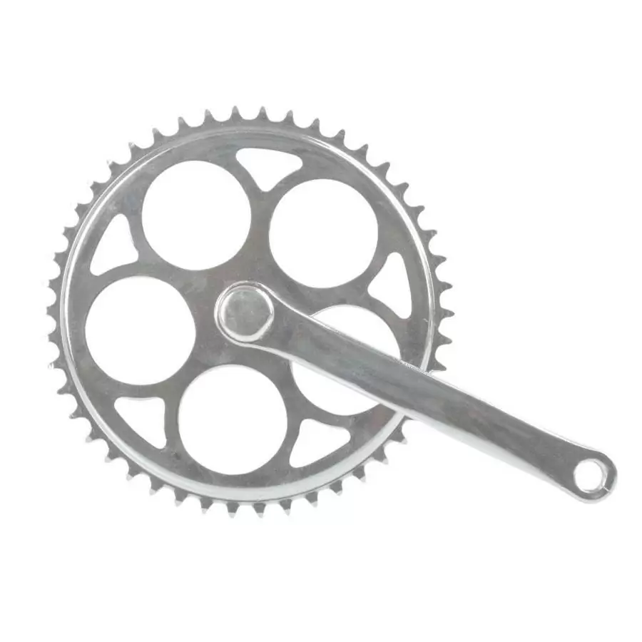 Fixed/Single Speed Cottered Crankset 46T 170mm silver - image