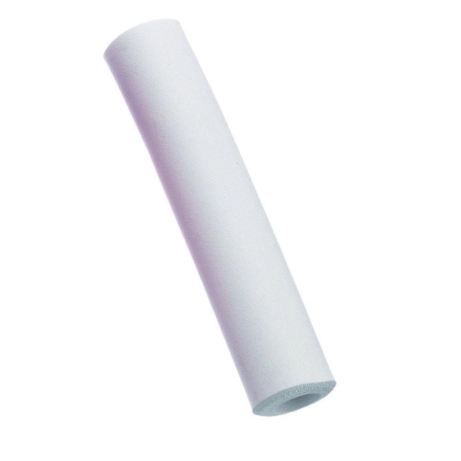 pair of bike grips silicone rubber white