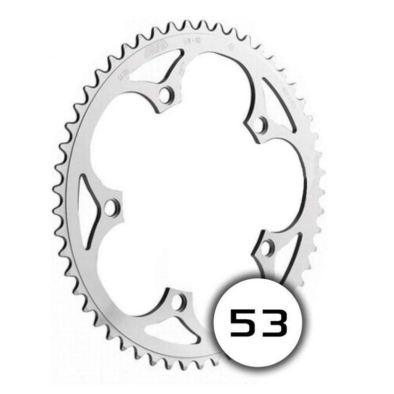 Kettenblatt fest 53t Primato Pista 135mm Silber