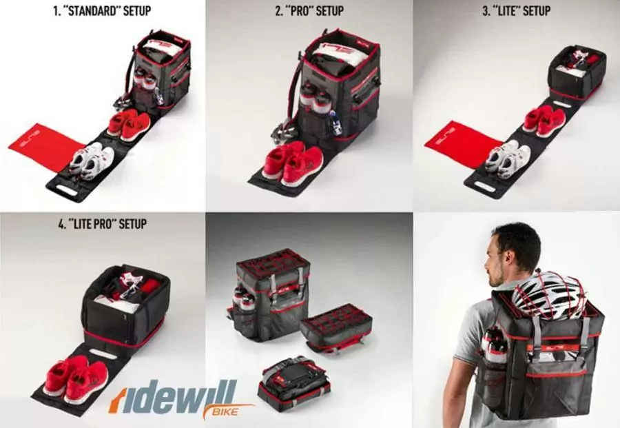 Tri Box backpack for Triathlon transition area - image