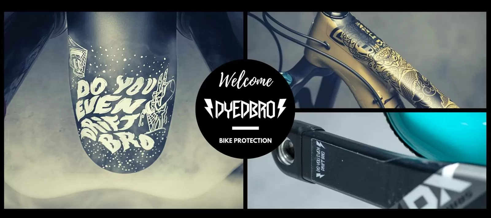 Welcome Dyedbro! The coolest way to protect your bìke - image