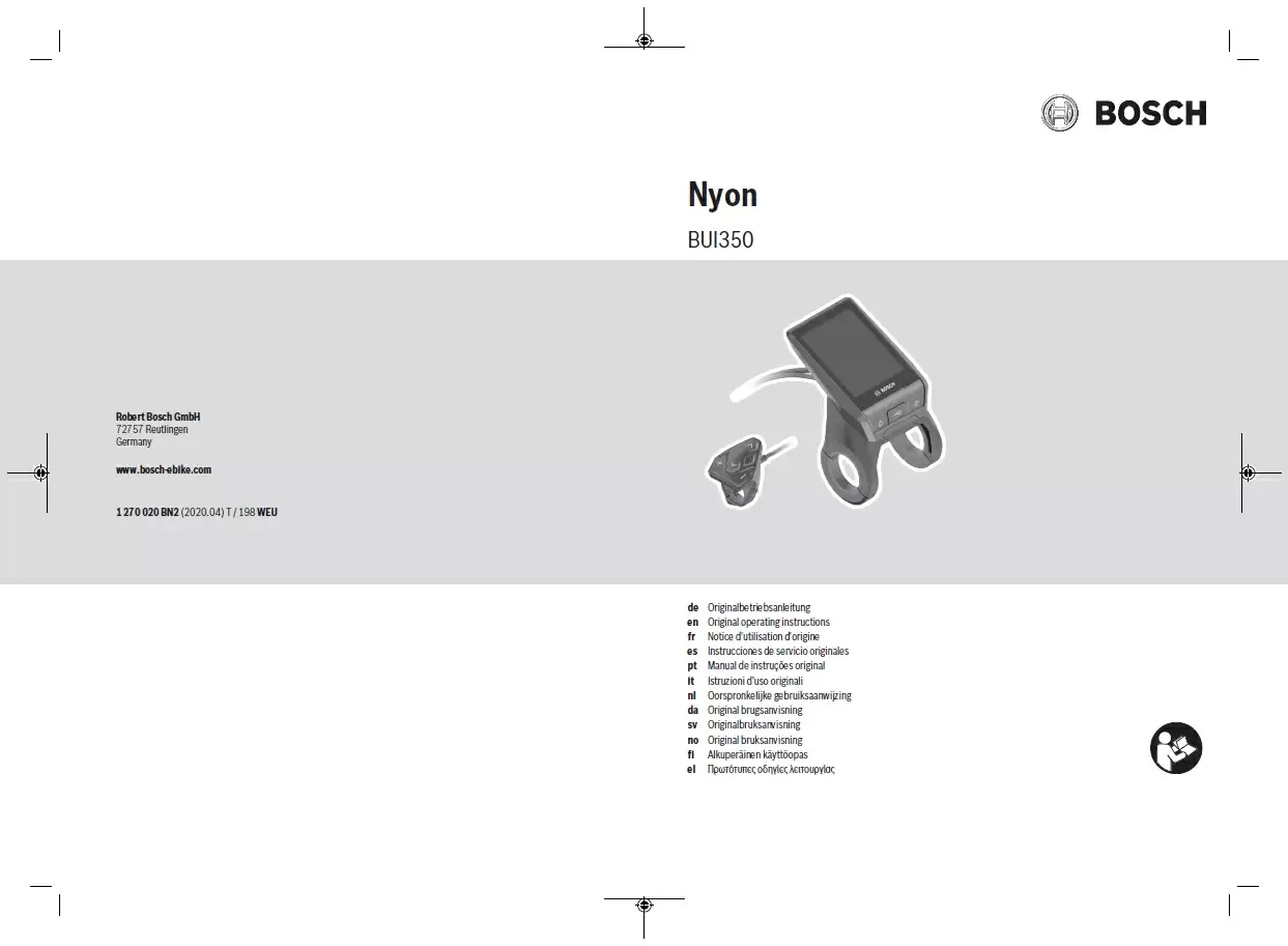 Manuale Display Bosch Nyon - image