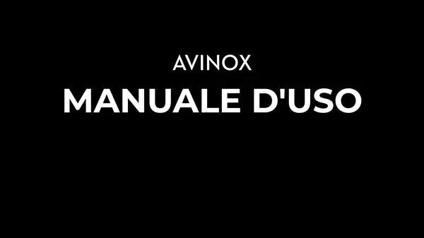 Manual do usuário do Avinox Drive System - Ridewill Magazine