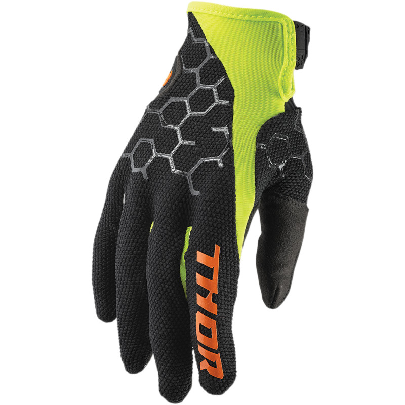 Thor Offroad Gloves Draft S9 Black/Green Size XXL