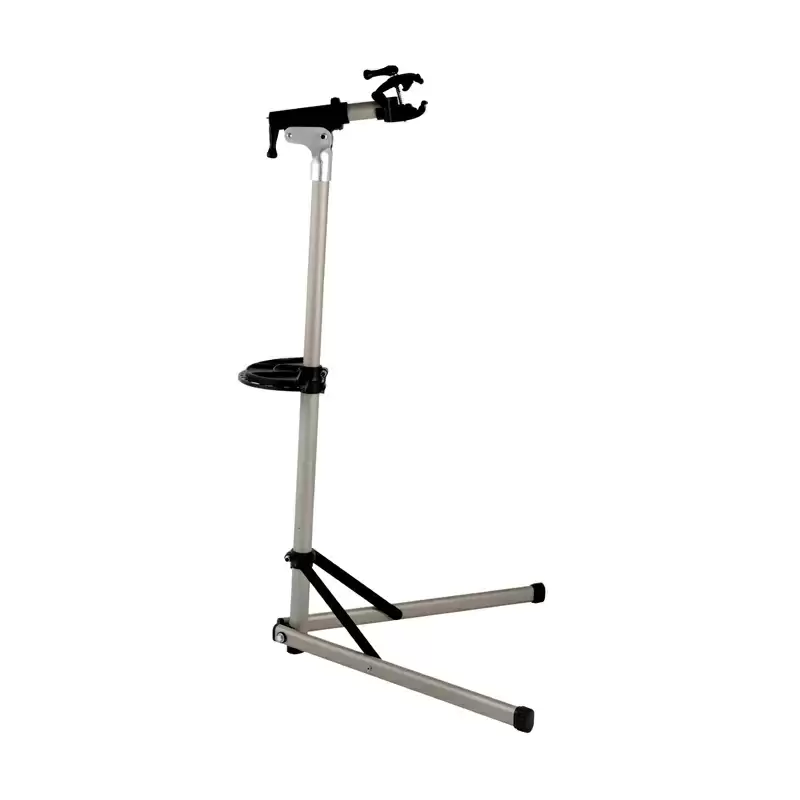 Folding easel alloy maintenance Deluxe silver - image