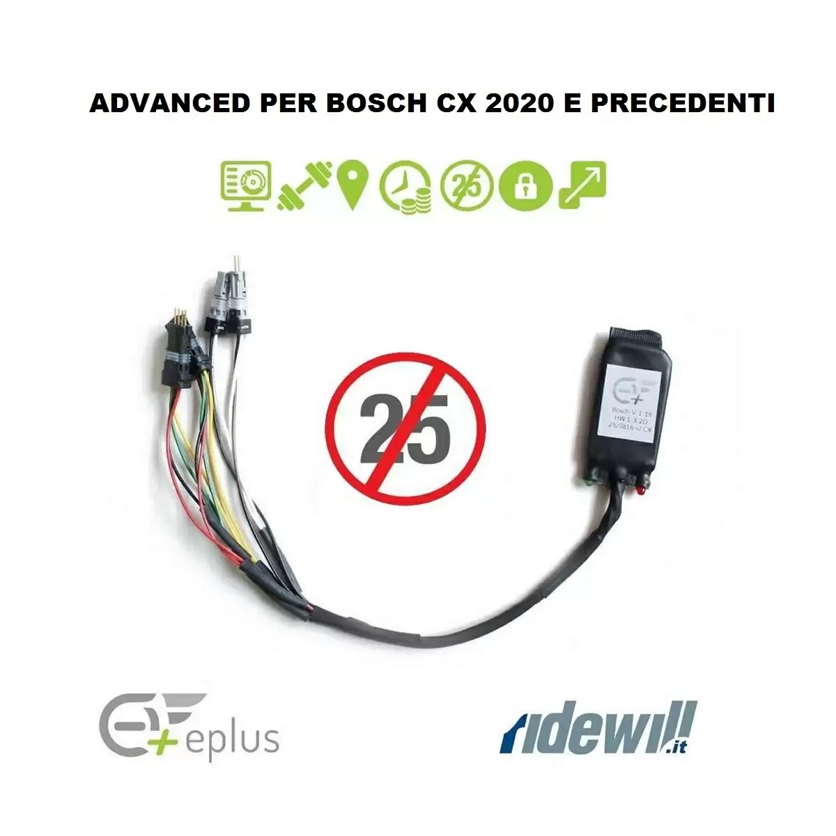 Ebike tuning kit Speed Unlocker ADVANCED Bosch Gen 2 / 3 / 4 - 2022 y