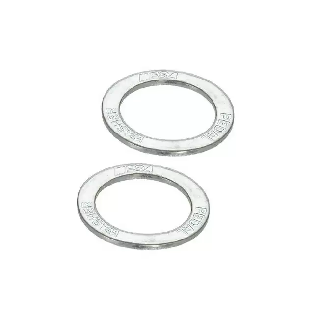 Kit two steel washers for carbon cranks - image
