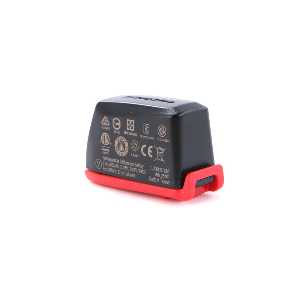 Kit Batteria + Caricabatterie USB-C Per Cambio SRAM AXS RED ETAP Force GX Eagle Rival – 2 Pezzi Da 380mAh
