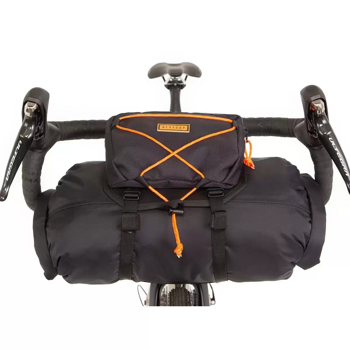 Doble roll dry bag 14 litre with handlebar holster + food pouch - image