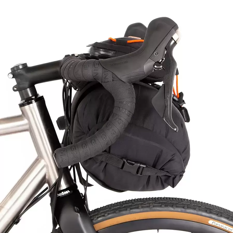 Doble roll dry bag 14 litre with handlebar holster + food pouch #1