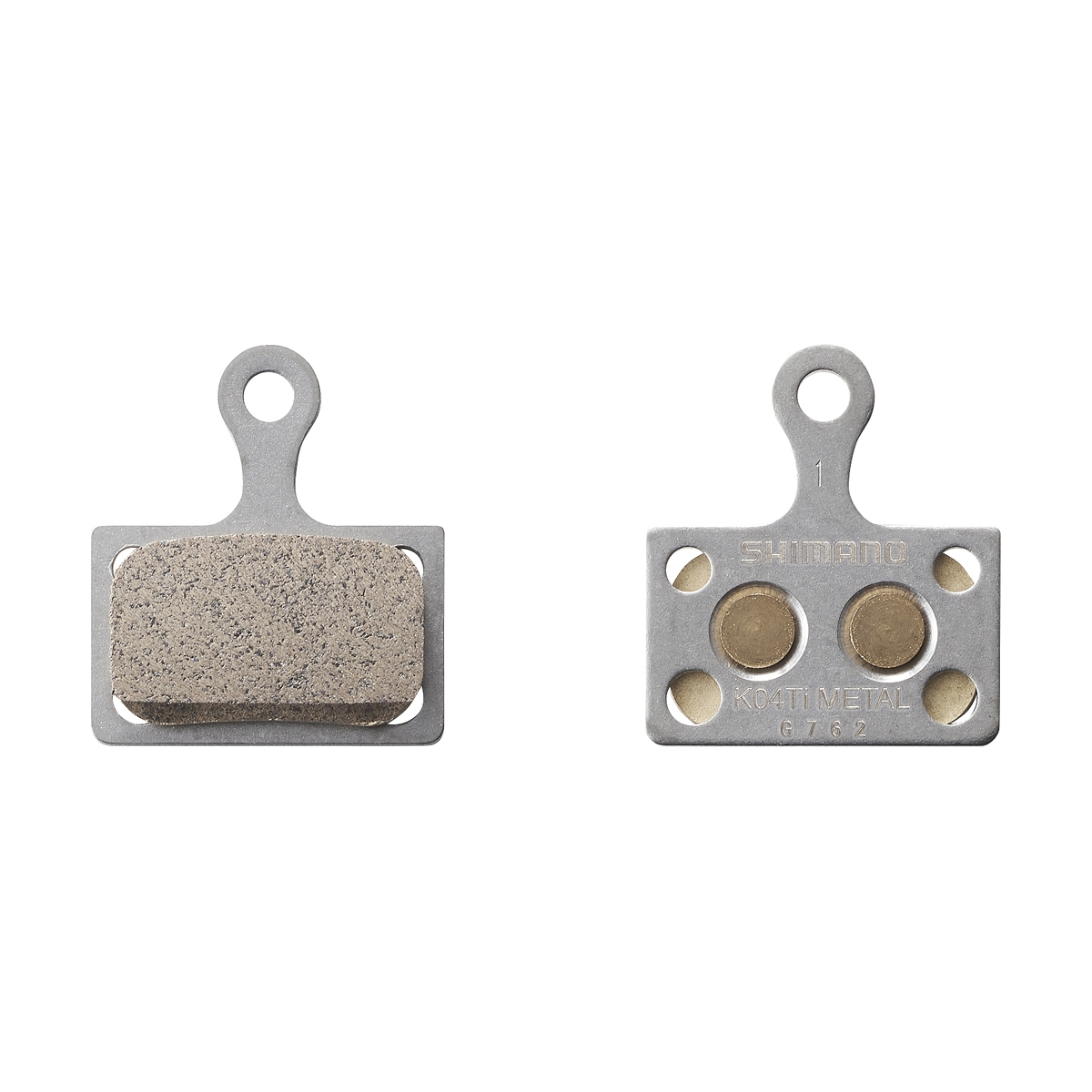Pair of K04TI metal disc brake pads for XTR BR-M9100 - 2019