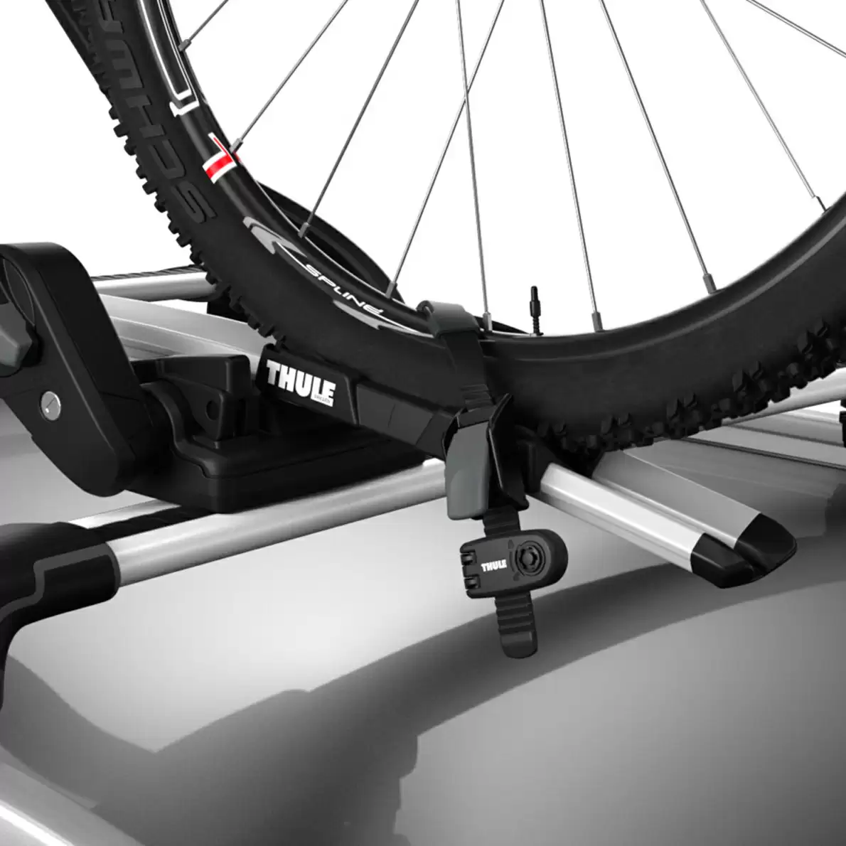 Kit de roues de sécurité Strap Locks pour verrouiller les ceintures de porte-vélos #1