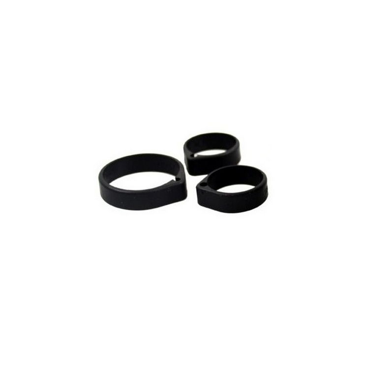 Kit of 3 rubber handlebar clamps for ebike control cables