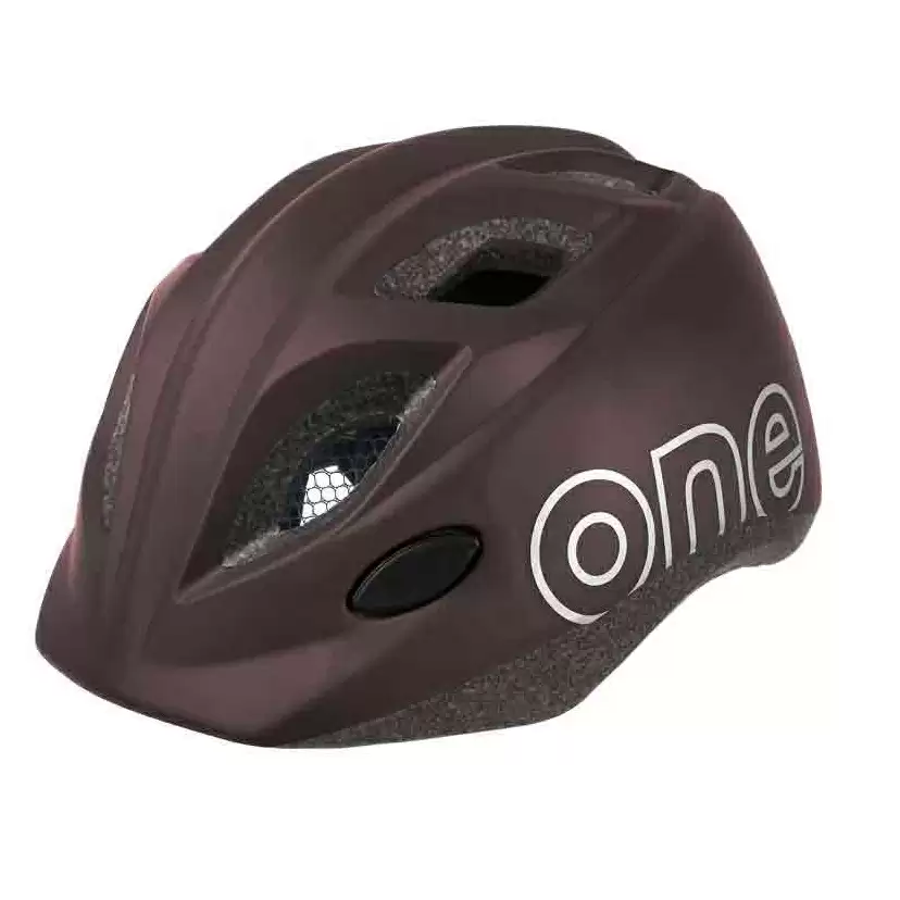 Kid bicycle helmet ONE chocolate brown size S - image