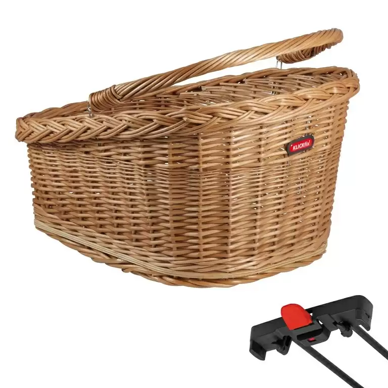 Wicker basket 20lt with racktime adapter - image