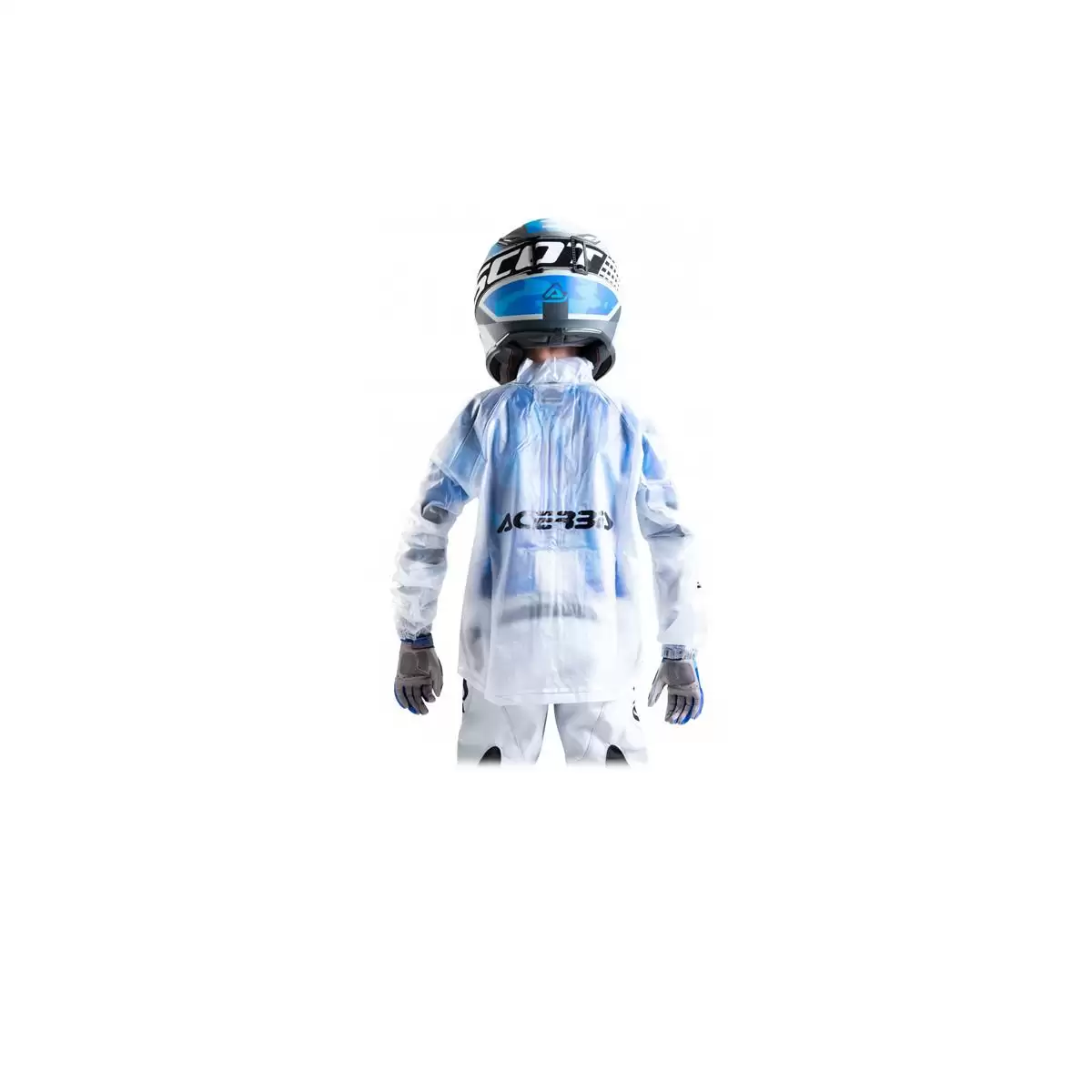 Jacket Rain Transparent 3.0 Kid Windproof Waterproof Transparent Size S/M #1