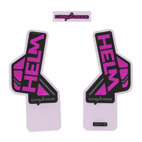 Sticker kit for Helm fork pink