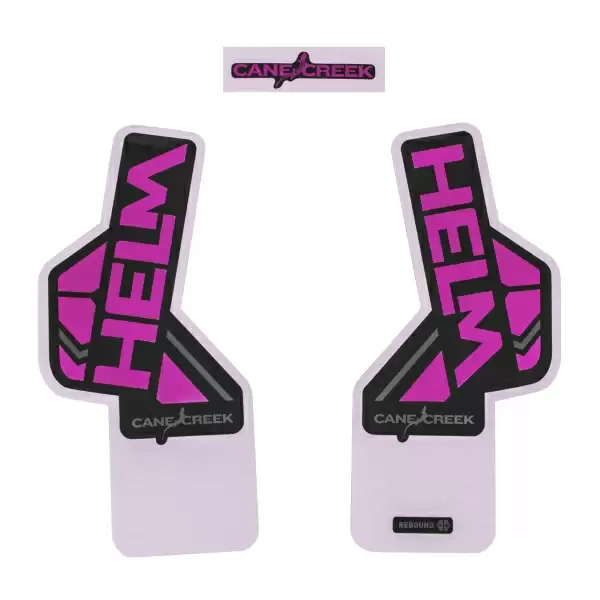 Kit de adesivos para Helm garfo rosa - image