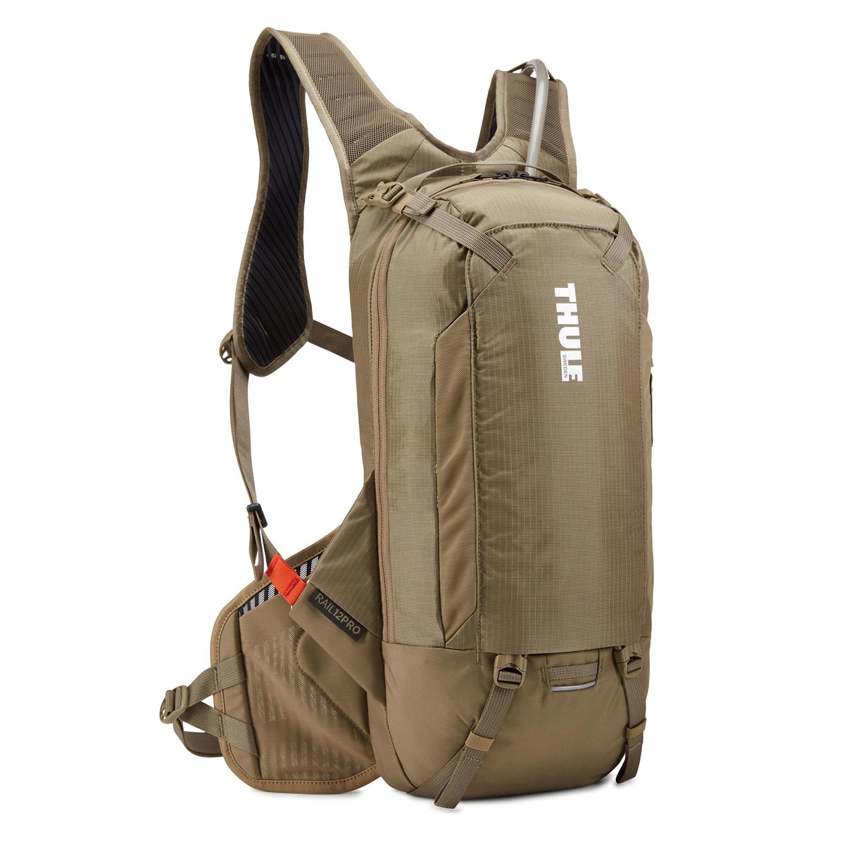 Water backpack 12lt PRO brown with back protector