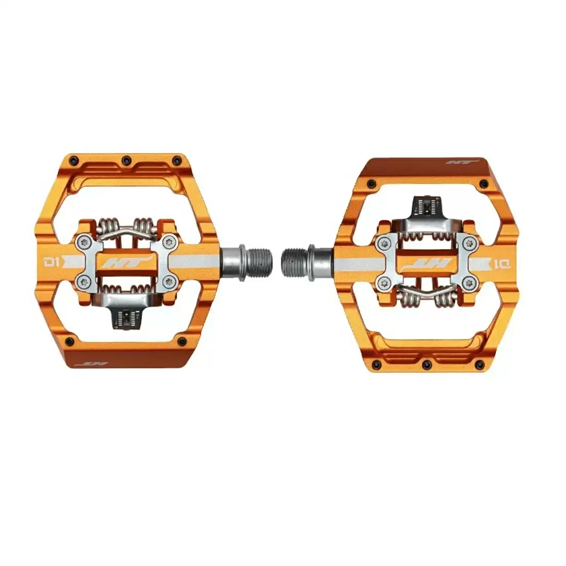 Pair of duo D1 hybrid pedals orange - image