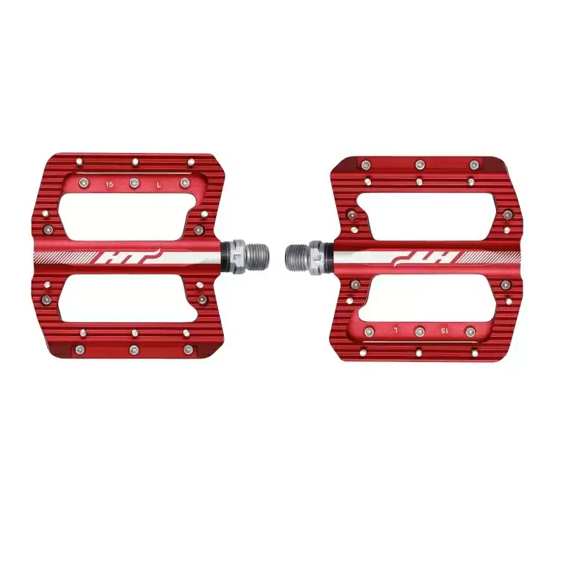ANS01 flat pedals red - image
