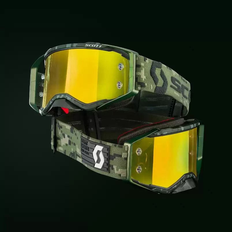 Masque Prospect avec lentille miroir vert militaire #2