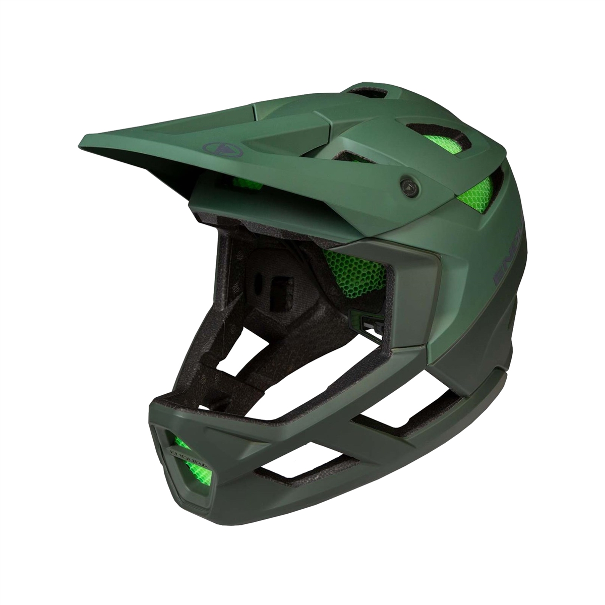 MT500 Full Face helmet forest green size S/M (51-56cm)