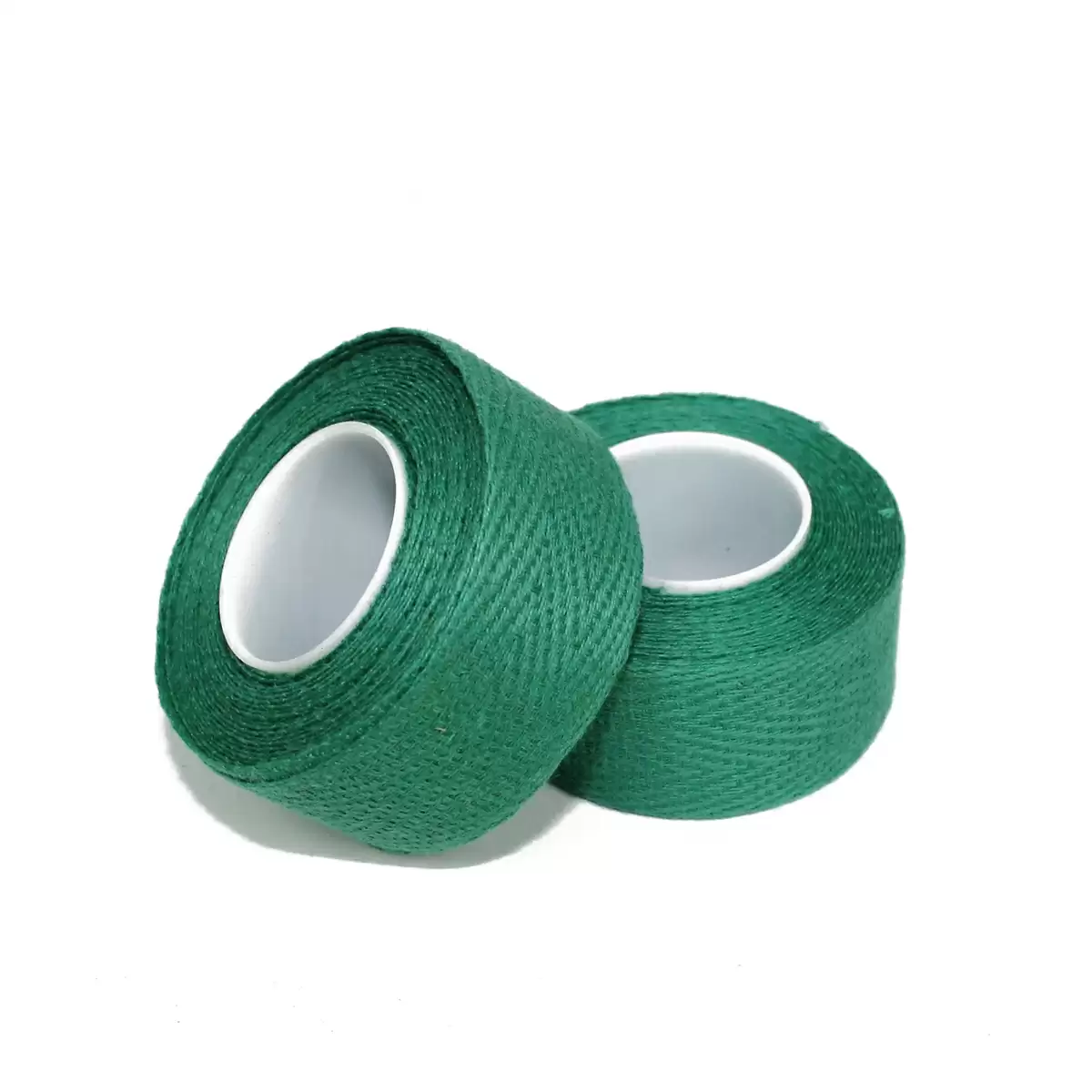 Pair cotton vintage retrò handlebar tape green - image