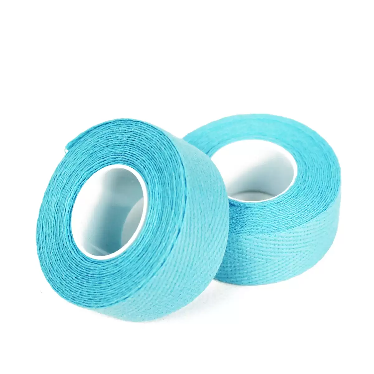 Pair cotton vintage retrò handlebar tape turquoise - image