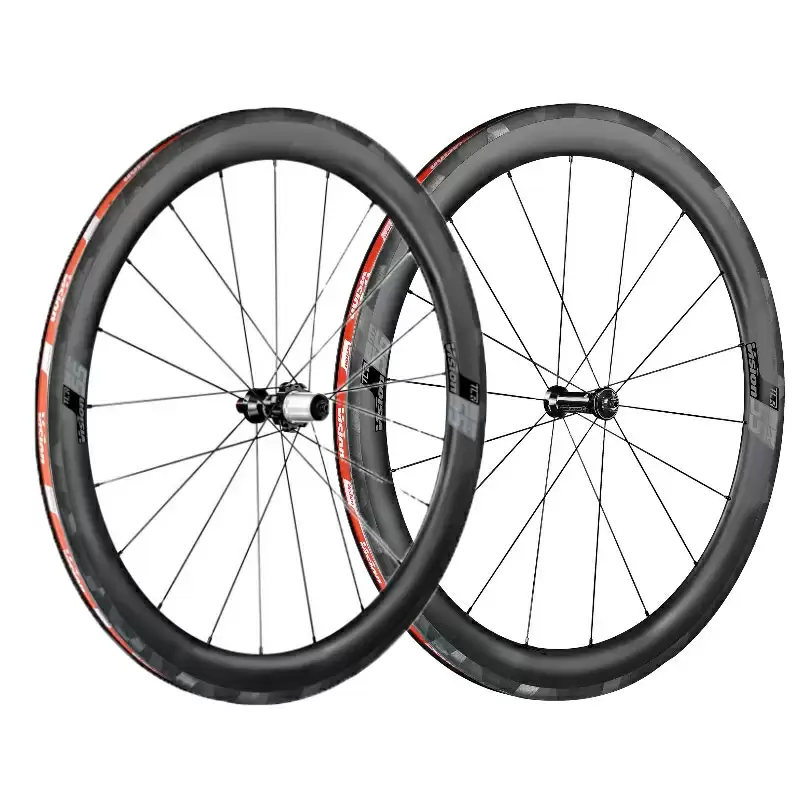 Par de rodas de carbono SC55 prontas para Tubeless Shimano 10-11s - image