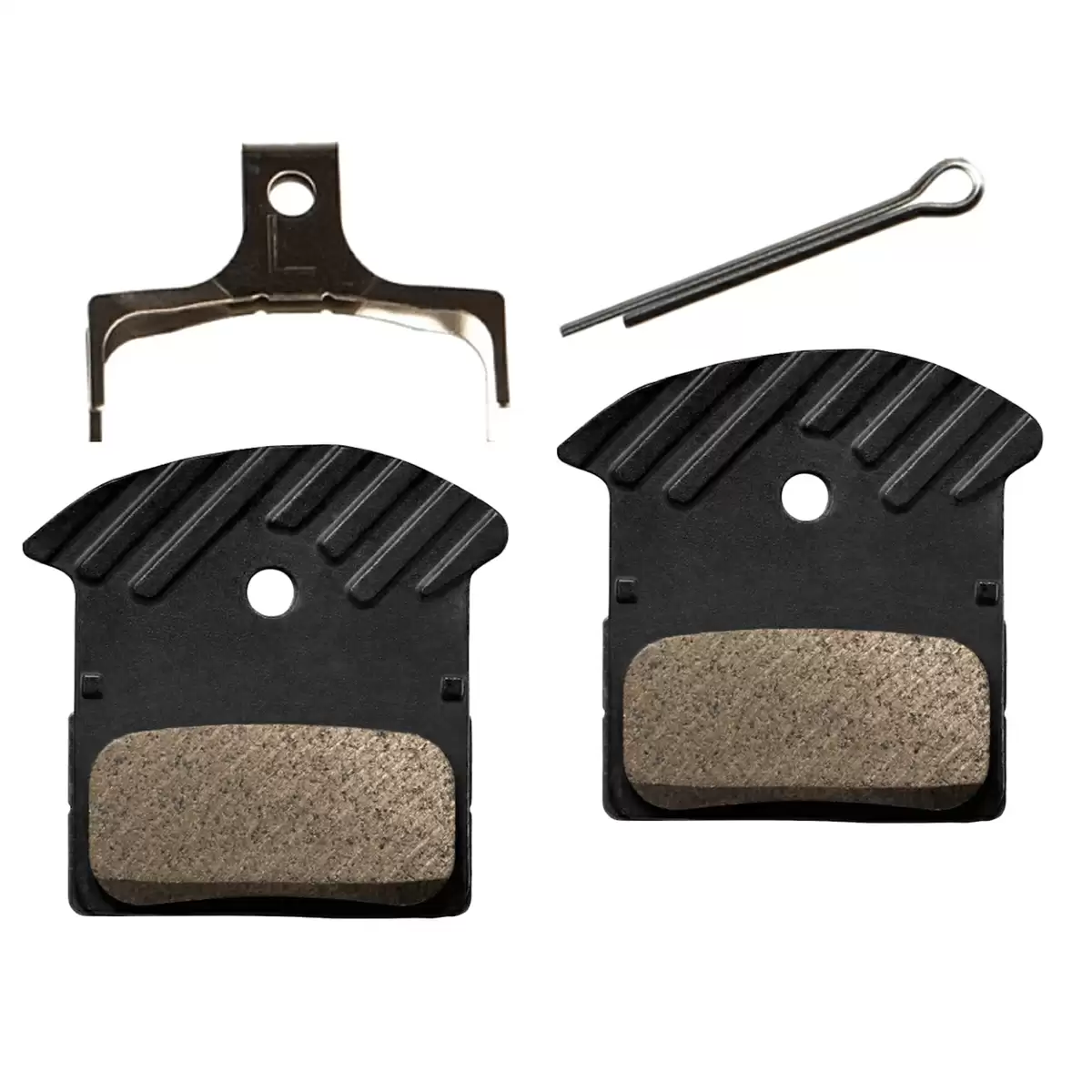 Pair disc brake pads J03A resin ice tech aluminium - image