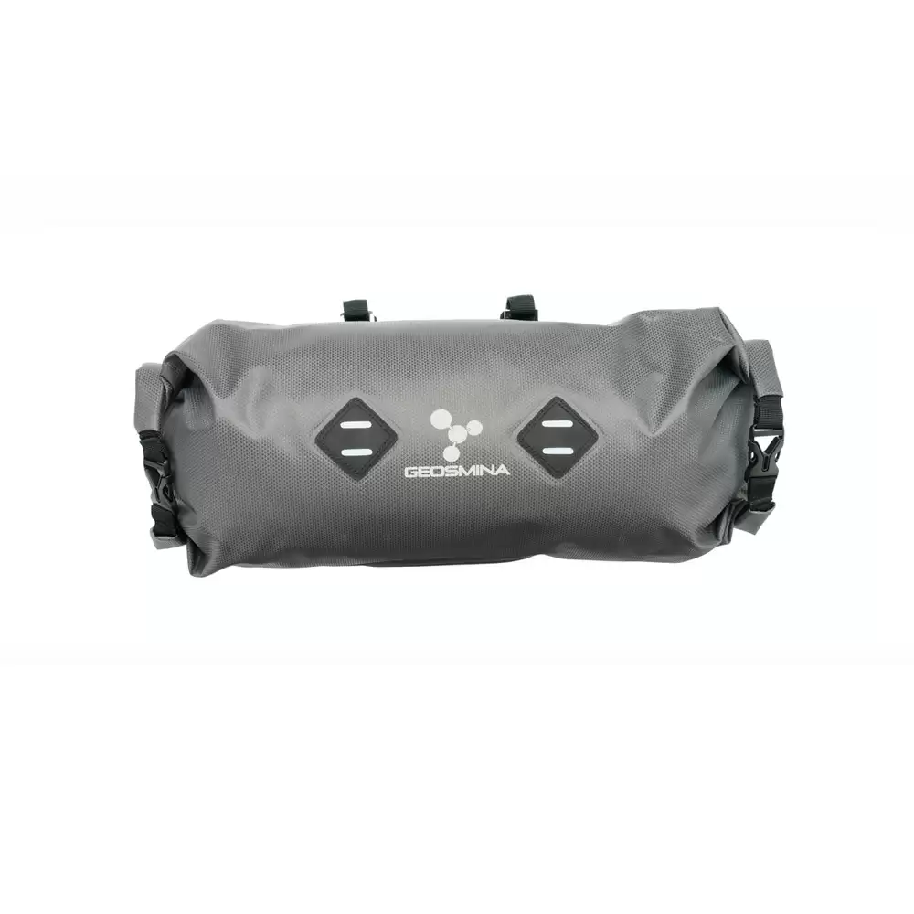 Borsa anteriore bikepacking al manubrio Handlebar bag 10 litri grigio - image