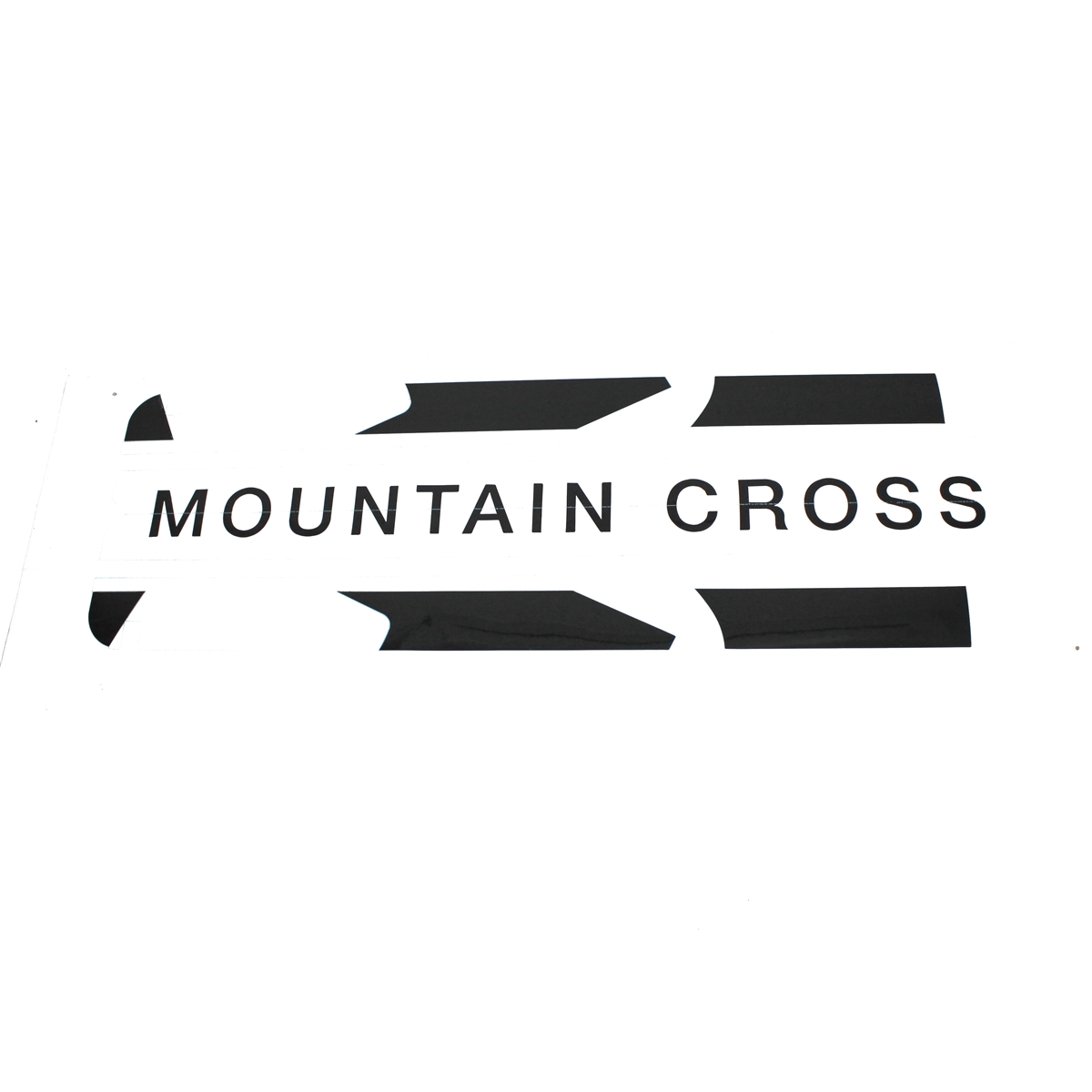 Adhesivo tapa batería Mountain Cross negro