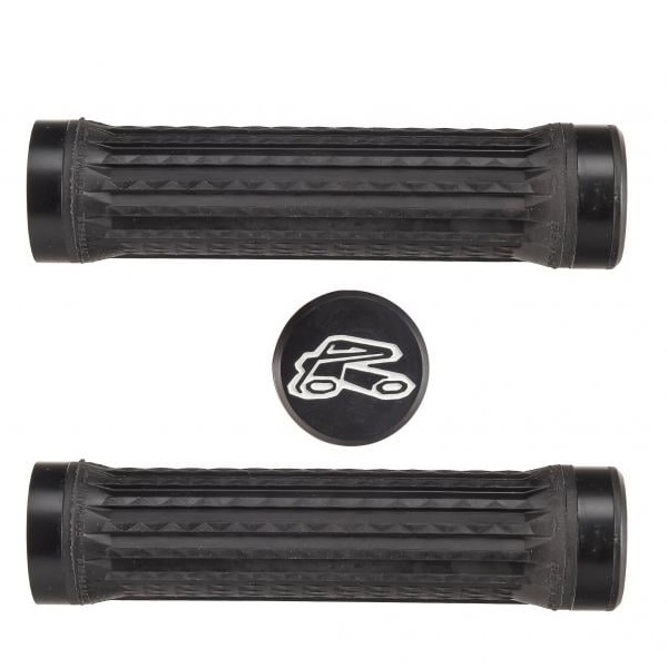 Puños Traction Lock-on ultra adherentes negros 130 mm