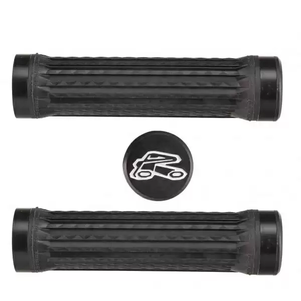 Traction Lock-on ultra tacky grips black 130mm - image