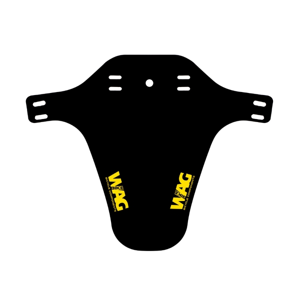 Logo jaune de fourche de garde-boue avant