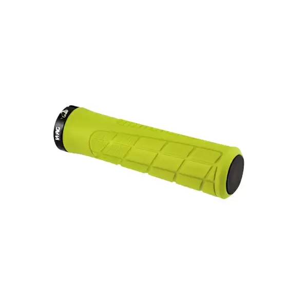 Mtb Pro grips with lock ring 135 mm lime - image
