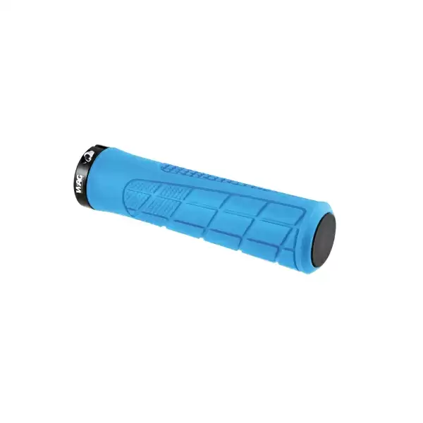 Mtb Pro grips with lock ring 135 mm light blue - image
