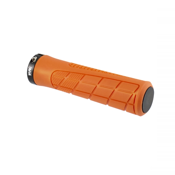 Coppia manopole Mtb Pro 135mm arancione con lock ring