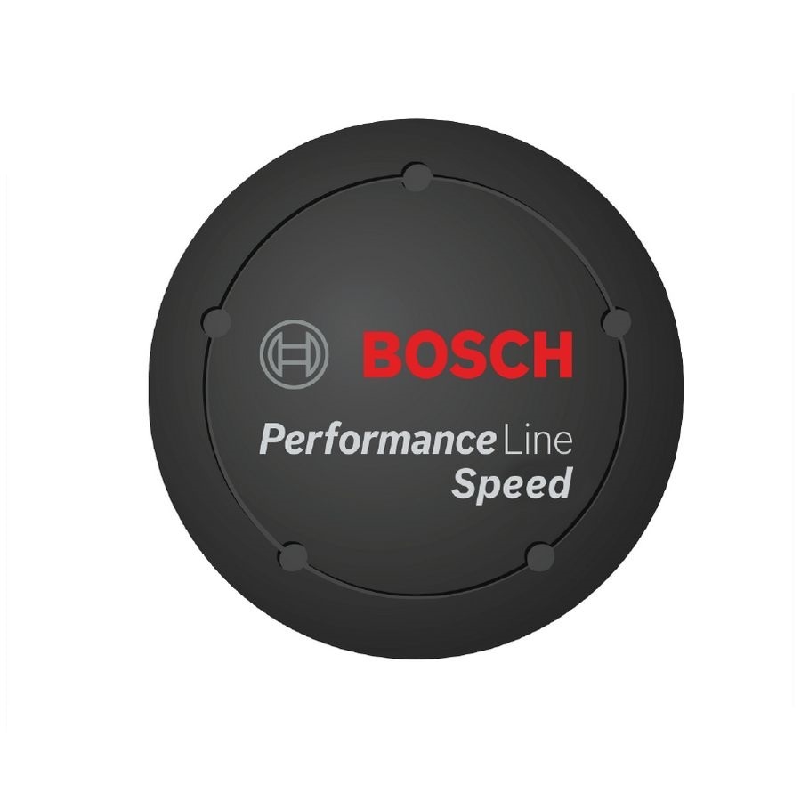 Cubierta del logotipo Performance Speed negro